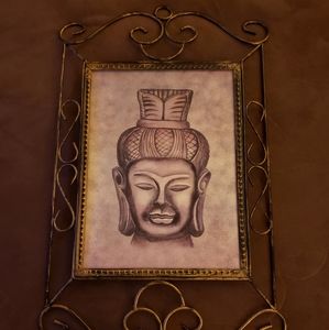Metal Framed Accent Goddess
